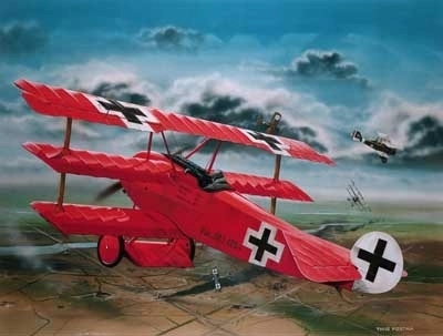 Model avion Fokker DR.I Richthofen