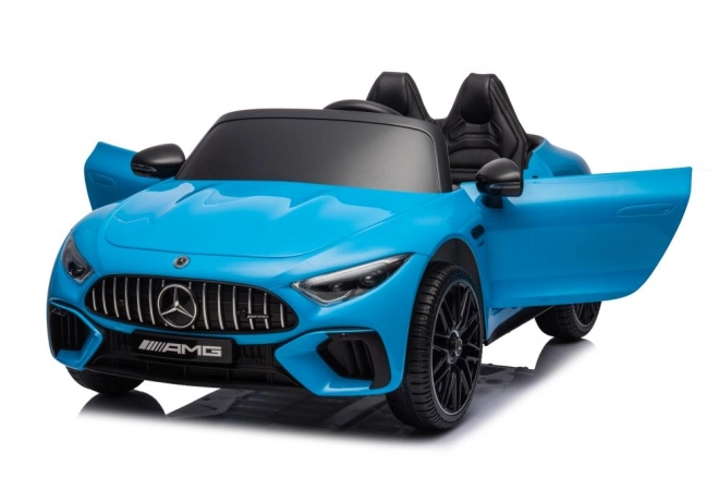 Mașină electrică Mercedes AMG SL63 albastru lacuit