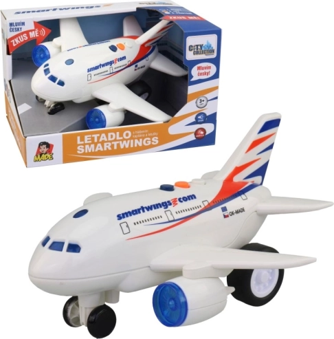 Avion Smartwings cu anunț al căpitanului și al însoțitorului de zbor
