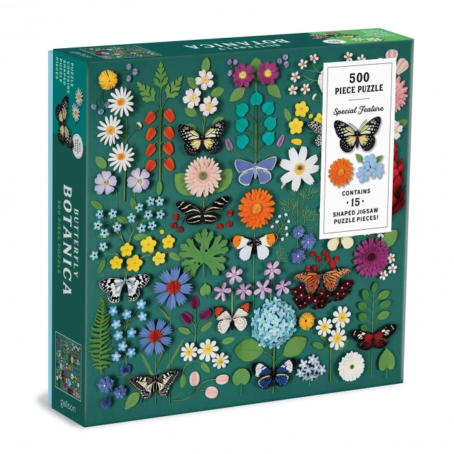 Puzzle Grădina Botanică a Fluturilor 500 Piese