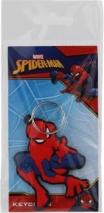breloc din cauciuc Spiderman care trage pânze de păianjen