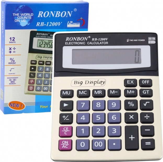 Calculator cu afișaj mare Ronbon