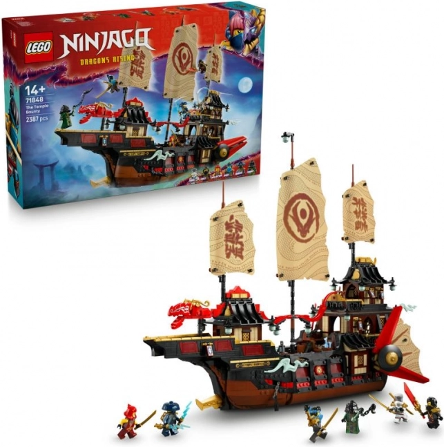 Răsplata templului - LEGO NINJAGO Navă pentru fanii de la 14 ani