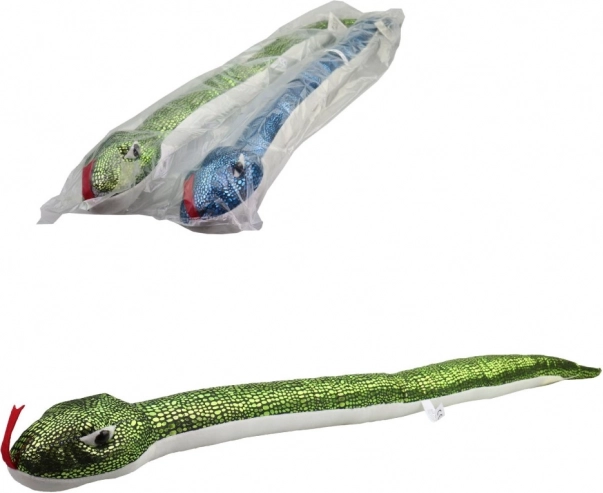 Șarpe de pluș verde 95 cm