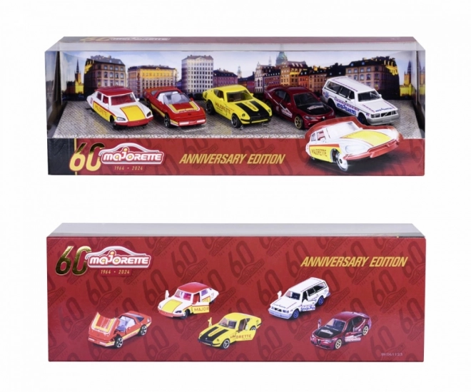 set aniversar vehicule Majorette 60 de ani