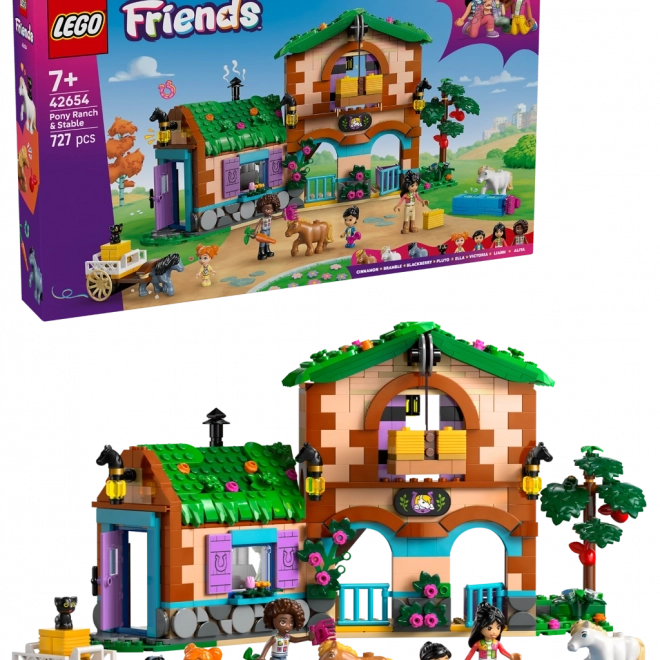 LEGO Friends Fermă cu ponei și grajd