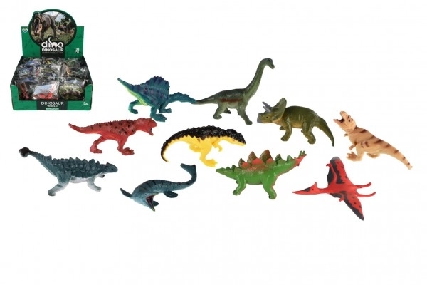 Dinozaur din plastic 7-9cm mix de specii set 36 bucăți
