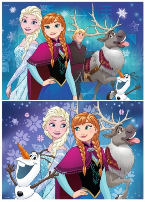 Puzzle 2x24 elemente frozen prieteni