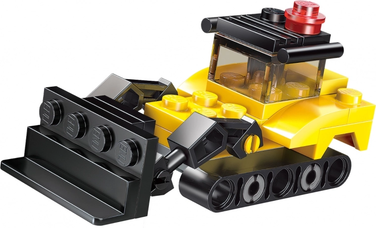 Buldozer de construcții realist