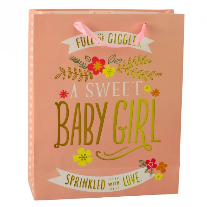 Pungă de cadou pentru sărbătorirea nașterii Baby Shower pentru fetiță