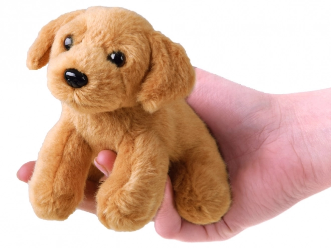 Câine de pluș șezând 13 cm