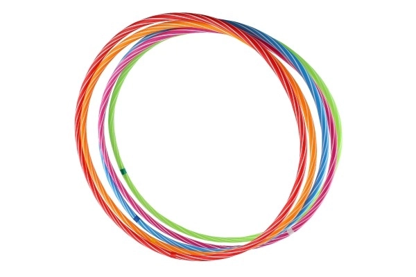 Cerc Hula Hoop din plastic cu diametru de 70 cm