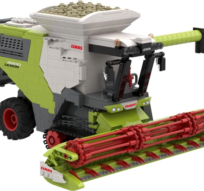 Set de construcție Brixies Plus Claas Lexion 8900 Terra Trac cu remorcă