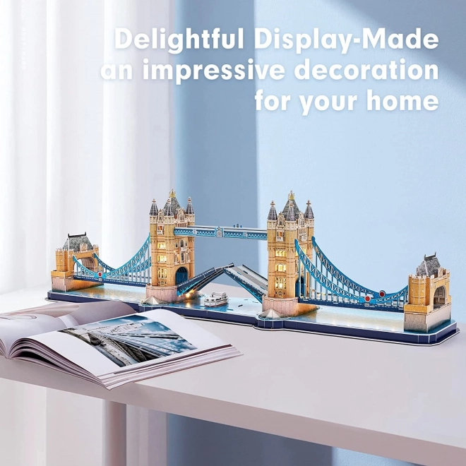 Puzzle 3D cu LED Tower Bridge