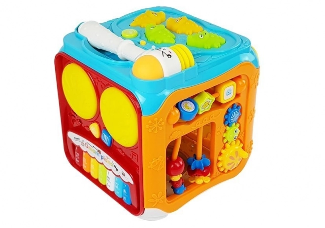 Cub educațional interactiv pentru bebeluși cu sunete și lumini