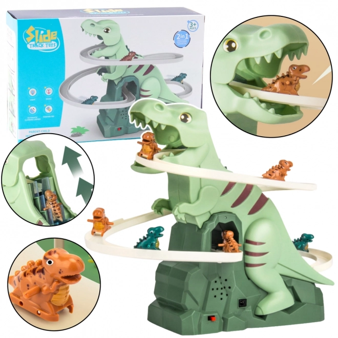 Jucărie Roller Coaster Dinozauri – Educațională și Interactivă pentru Copii