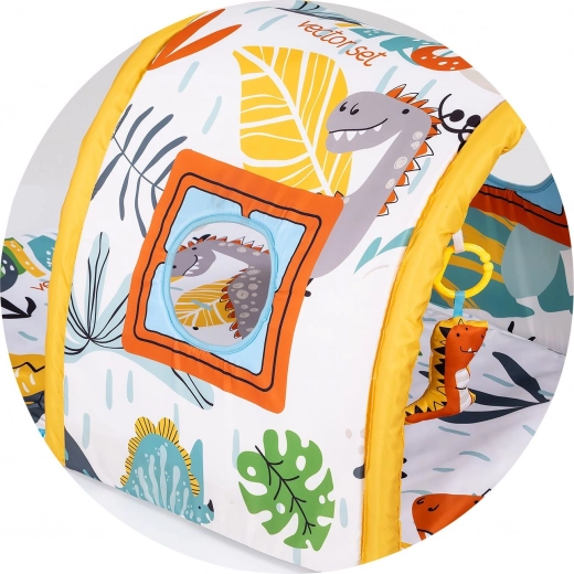 Susținerea târârii datorită tunelului de joacă