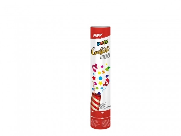 Confeti explozivi 38cm în tub de hârtie