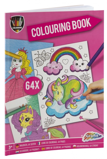 Marea carte de colorat unicorni și prințese