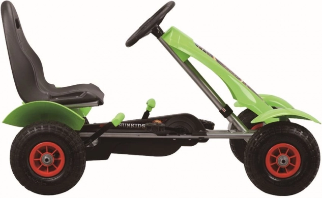 Gokart cu pedale verde