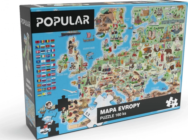 Puzzle hartă Europa