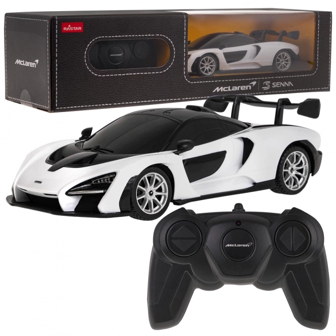 mașinuță R/C McLaren Senna 1:24 albă Rastar