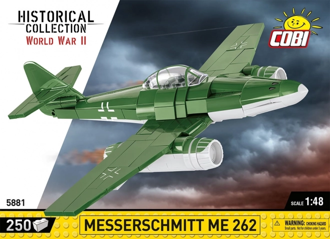 Avion de război Messerschmitt Me 262 II WW, scară 1:48, 250 piese