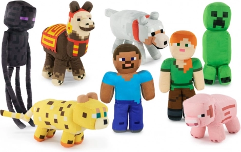 Jucărie de pluș Minecraft – merch oficial licențiat