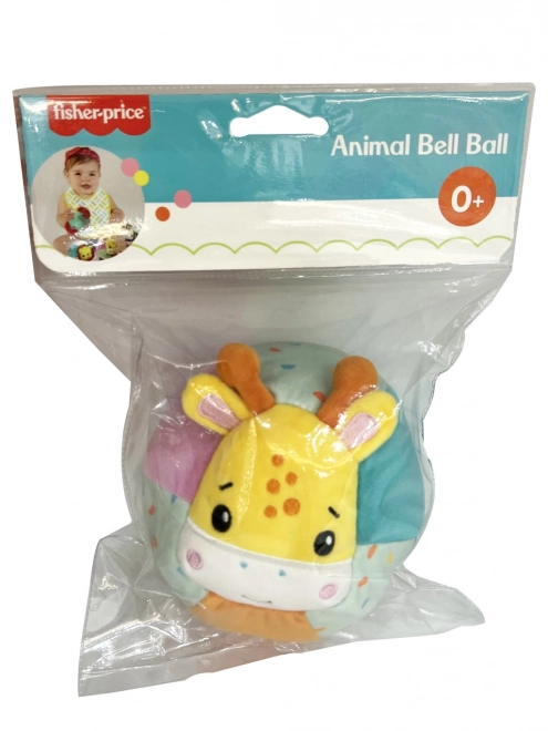 Girafă de țesătură cu clopoțel de la Fisher-Price