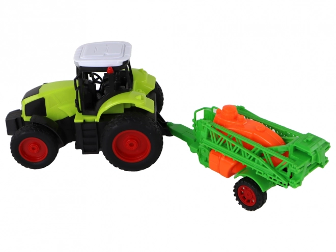 Tractor cu pulverizator RC telecomandat la scară 1:16