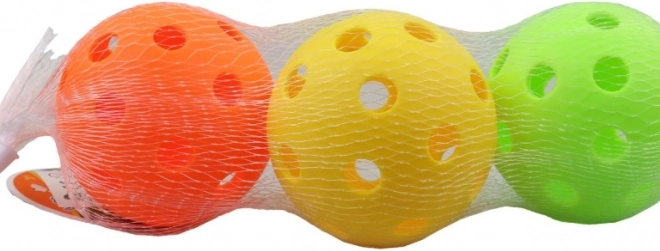 Bile colorate pentru copii 7 cm, 3 bucăți în plasă