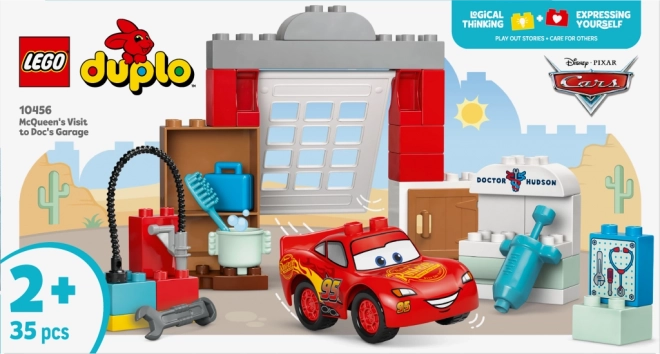 LEGO DUPLO Disney McQueen și vizita în garajul doctorului Hudson