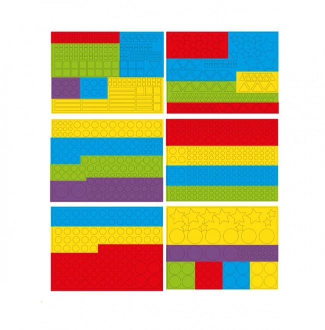 Mosaica Creativă pentru Copii cu Lipire