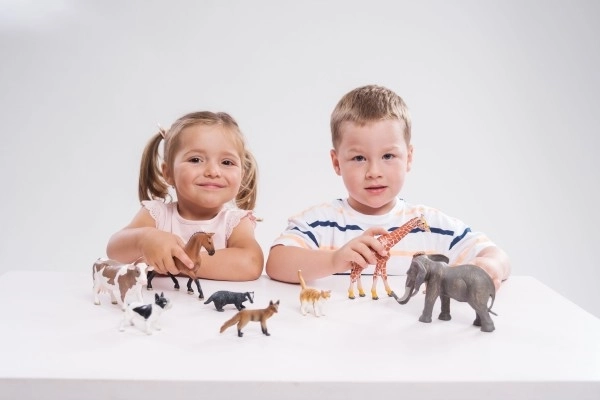 Veveriță roșcată din plastic 9cm în săculeț