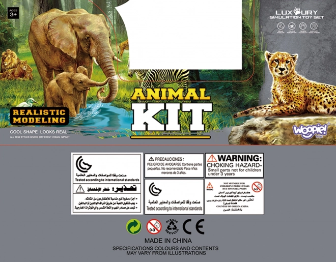 Set figurine safari cu covoraș woopie