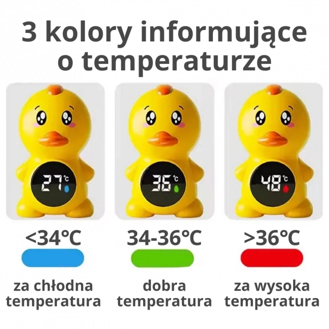 Termometru de apă pentru copii Woopie Rață