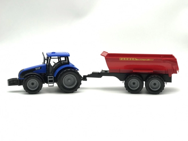 Tractor cu remorcă pe angrenaj cu inerție