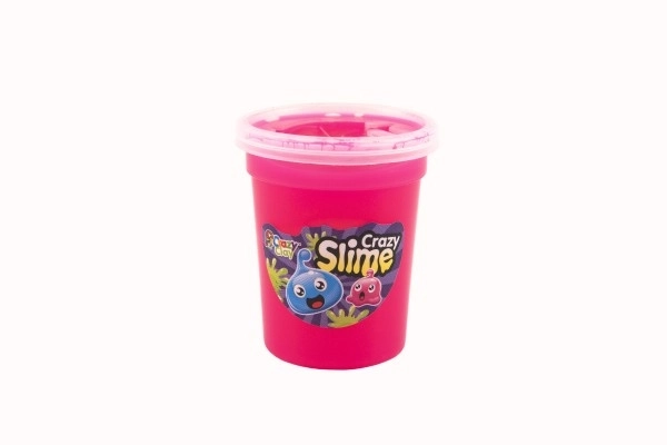 Slime colorat în cutie de plastic