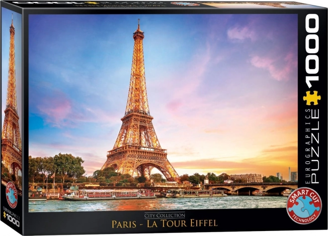 Puzzle Eurographics Turnul Eiffel, Paris 1000 piese