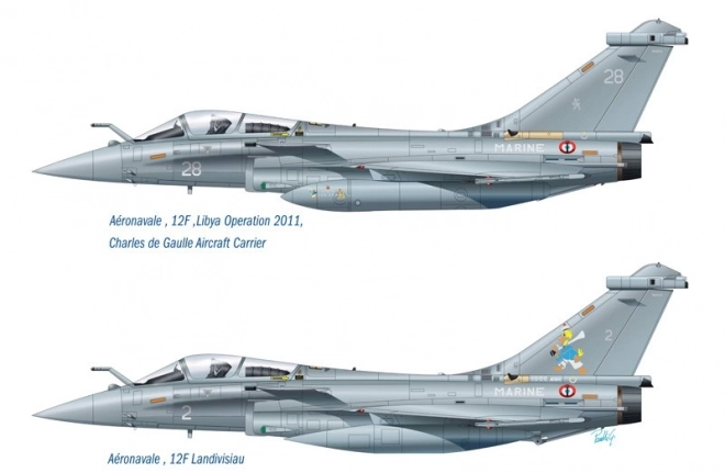 Model de plastic Rafale M operațiuni exterioare
