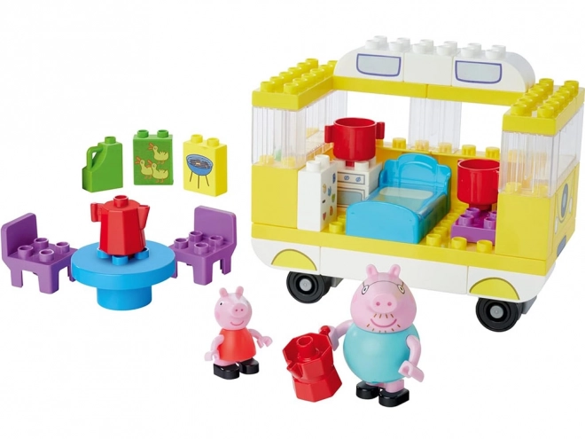 Set de construcție Rulota Peppa Pig