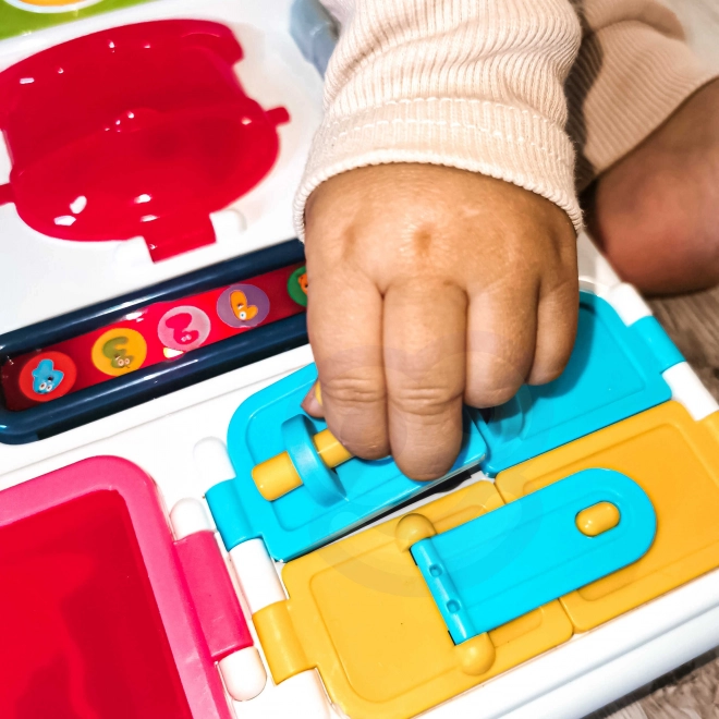 Tablă de activități Montessori cu efecte sonore și luminoase Woopie