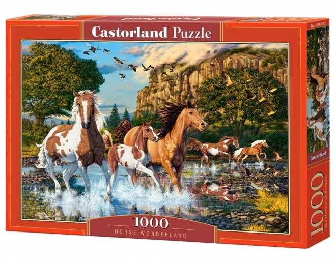 Puzzle castorland regatul cailor 1000 piese