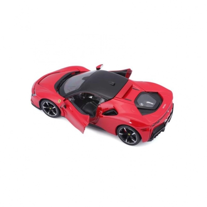 Mașina de jucărie Ferrari SF90 Stradale roșie 1:24