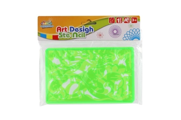 Set 2 șabloane plastice pentru desen Inspiro