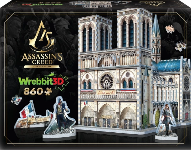 Puzzle 3D Wrebbitt Assassin's Creed Unity: Notre-Dame