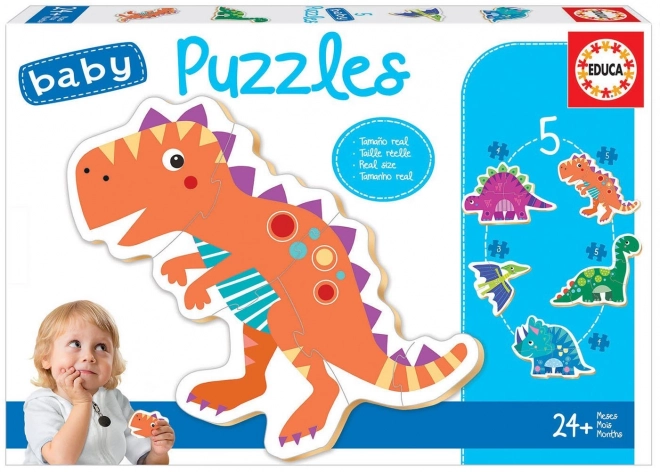 Puzzle educa baby dinozauri