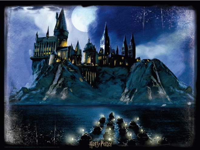 Puzzle 3D Harry Potter Noaptea la Hogwarts 300 de piese