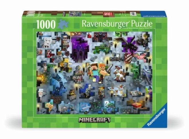 Puzzle provocare Minecraft 1000 de piese