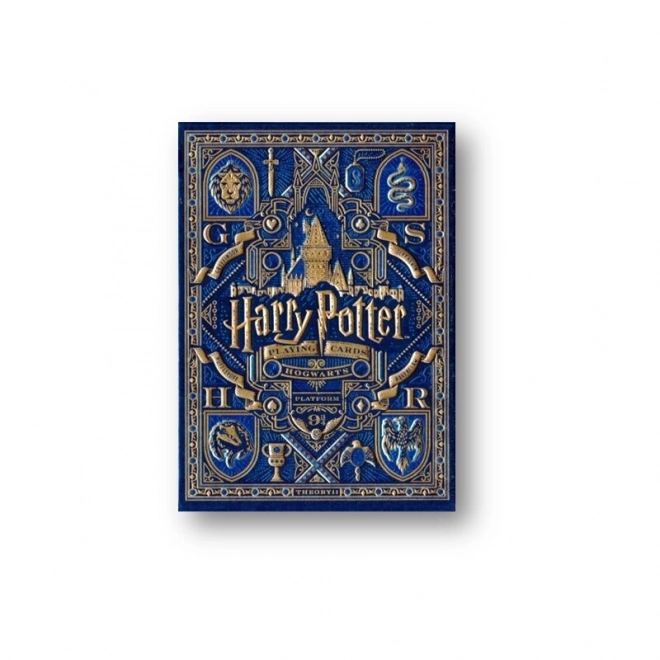 Carti de joc Harry Potter Ravenclaw albastre